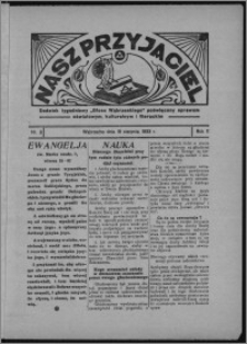 Nasz Przyjaciel : dodatek tygodniowy "Głosu Wąbrzeskiego" poświęcony sprawom oświatowym, kulturalnym i literackim 1933.08.19, R. 11, nr 3 [i.e. 34]