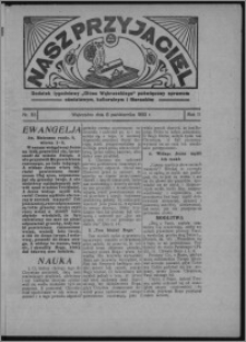 Nasz Przyjaciel : dodatek tygodniowy "Głosu Wąbrzeskiego" poświęcony sprawom oświatowym, kulturalnym i literackim 1933.10.07, R. 11, nr 58 [i.e. 41]