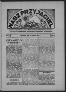 Nasz Przyjaciel : dodatek tygodniowy "Głosu Wąbrzeskiego" poświęcony sprawom oświatowym, kulturalnym i literackim 1933.11.11, R. 11, nr 63 [i.e. 46]