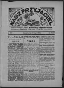 Nasz Przyjaciel : dodatek tygodniowy "Głosu Wąbrzeskiego" poświęcony sprawom oświatowym, kulturalnym i literackim 1934.02.17, R. 12, nr 7