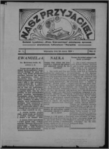 Nasz Przyjaciel : dodatek tygodniowy "Głosu Wąbrzeskiego" poświęcony sprawom oświatowym, kulturalnym i literackim 1934.03.24, R. 12, nr 21 [i.e. 12]