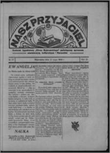 Nasz Przyjaciel : dodatek tygodniowy "Głosu Wąbrzeskiego" poświęcony sprawom oświatowym, kulturalnym i literackim 1934.05.12, R. 12, nr 27 [i.e. 19]