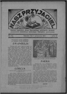 Nasz Przyjaciel : dodatek tygodniowy "Głosu Wąbrzeskiego" poświęcony sprawom oświatowym, kulturalnym i literackim 1934.10.27, R. 15 [i.e. 12], nr 45 [i.e. 43]