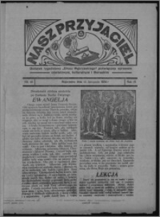 Nasz Przyjaciel : dodatek tygodniowy "Głosu Wąbrzeskiego" poświęcony sprawom oświatowym, kulturalnym i literackim 1934.11.24, R. 15 [i.e. 12], nr 49 [i.e. 47]