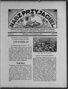 Nasz Przyjaciel : dodatek tygodniowy "Głosu Wąbrzeskiego" poświęcony sprawom oświatowym, kulturalnym i literackim 1935.11.23, R. 16[!], nr 46