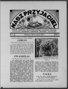 Nasz Przyjaciel : dodatek tygodniowy "Głosu Wąbrzeskiego" poświęcony sprawom oświatowym, kulturalnym i literackim 1936.01.25, R. 17, nr 4