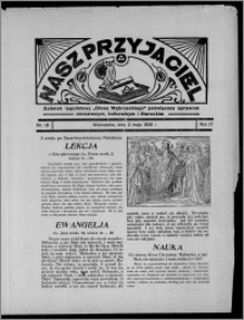 Nasz Przyjaciel : dodatek tygodniowy "Głosu Wąbrzeskiego" poświęcony sprawom oświatowym, kulturalnym i literackim 1936.05.02, R. 17, nr 18