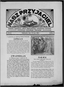 Nasz Przyjaciel : dodatek tygodniowy "Głosu Wąbrzeskiego" poświęcony sprawom oświatowym, kulturalnym i literackim 1936.07.18, R. 17, nr 29