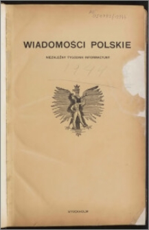 Wiadomości Polskie 1944.01.06, R. 5 nr 1 (170)