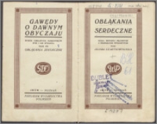 Obłąkania serdeczne : kilka historyj miłosnych z przeszłości wydobytych