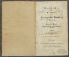 Geschichte der Botschaft im Herzogthum Warschau im Jahre 1812 Abt. 1