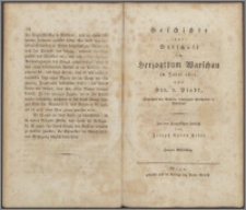 Geschichte der Botschaft im Herzogthum Warschau im Jahre 1812 Abt. 2