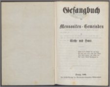 Gesangbuch für Mennoniten-Gemeinden in Kirche und Haus