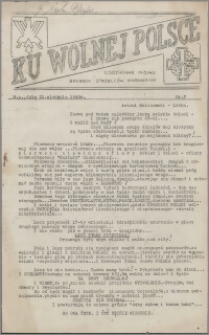 Ku Wolnej Polsce : codzienne pismo Brygady Strzelców Karpackich 1940.08.31, nr 7