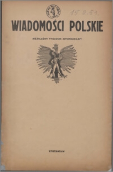 Wiadomości Polskie 1951.02.15, R. 12 nr 468