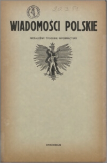 Wiadomości Polskie 1951.03.20, R. 12 nr 470