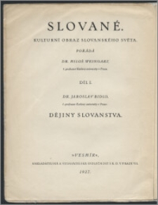 Dějiny slovanstva