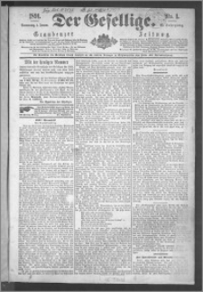 Der Gesellige : Graudenzer Zeitung 1891.01.01, Jg. 65, No.1
