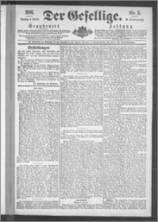Der Gesellige : Graudenzer Zeitung 1891.01.04, Jg. 65, No. 3