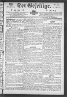 Der Gesellige : Graudenzer Zeitung 1891.03.04, Jg. 65, No. 53