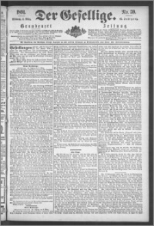 Der Gesellige : Graudenzer Zeitung 1891.03.11, Jg. 65, No. 59