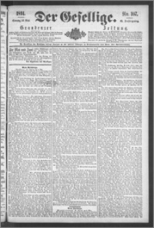 Der Gesellige : Graudenzer Zeitung 1891.05.10, Jg. 65, No. 107