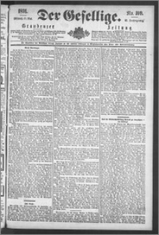Der Gesellige : Graudenzer Zeitung 1891.05.13, Jg. 65, No. 109