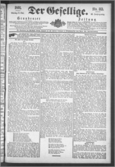 Der Gesellige : Graudenzer Zeitung 1891.05.17, Jg. 65, No. 113
