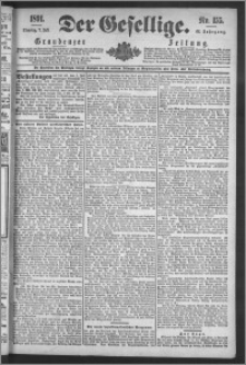 Der Gesellige : Graudenzer Zeitung 1891.07.07, Jg. 66, No. 155