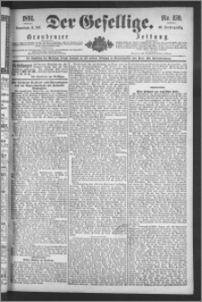 Der Gesellige : Graudenzer Zeitung 1891.07.11, Jg. 66, No. 159