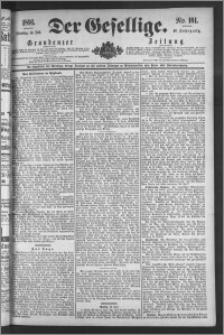 Der Gesellige : Graudenzer Zeitung 1891.07.14, Jg. 66, No. 161