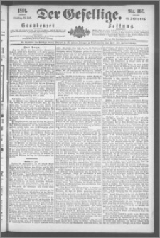 Der Gesellige : Graudenzer Zeitung 1891.07.21, Jg. 66, No. 167