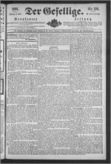 Der Gesellige : Graudenzer Zeitung 1891.07.31, Jg. 66, No. 176