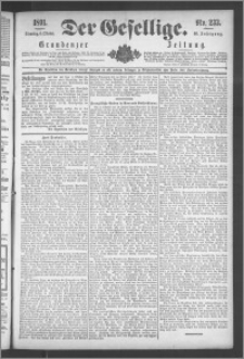 Der Gesellige : Graudenzer Zeitung 1891.10.06, Jg. 66, No. 233