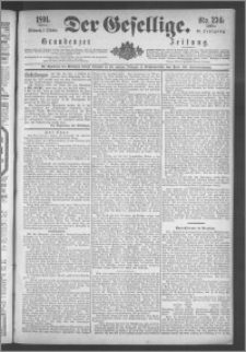 Der Gesellige : Graudenzer Zeitung 1891.10.07, Jg. 66, No. 234