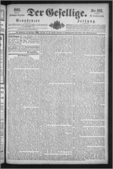 Der Gesellige : Graudenzer Zeitung 1891.12.02, Jg. 66, No. 282