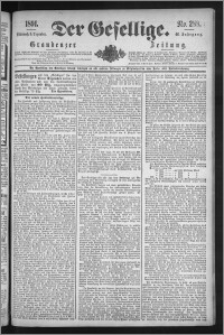 Der Gesellige : Graudenzer Zeitung 1891.12.09, Jg. 66, No. 288