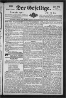 Der Gesellige : Graudenzer Zeitung 1891.12.25, Jg. 66, No. 302