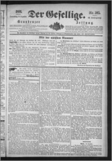 Der Gesellige : Graudenzer Zeitung 1891.12.31, Jg. 66, No. 305