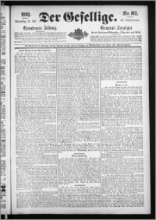 Der Gesellige : Graudenzer Zeitung 1892.07.14, Jg. 67, No. 162
