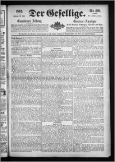 Der Gesellige : Graudenzer Zeitung 1892.07.22, Jg. 67, No. 169