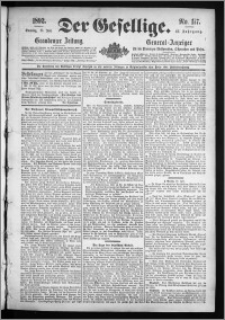 Der Gesellige : Graudenzer Zeitung 1892.07.31, Jg. 67, No. 177