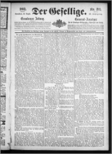 Der Gesellige : Graudenzer Zeitung 1892.08.20, Jg. 67, No. 194