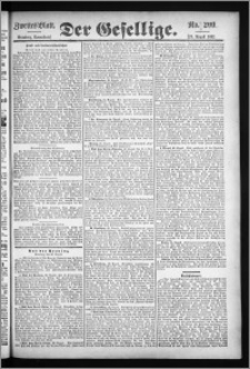 Der Gesellige : Graudenzer Zeitung 1892.08.27, Jg. 67, No. 200