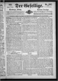 Der Gesellige : Graudenzer Zeitung 1892.10.07, Jg. 67, No. 235