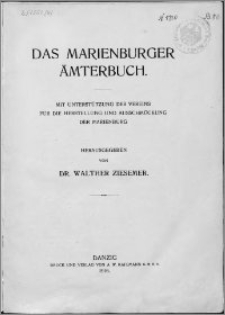 Das Marienburger Ämterbuch