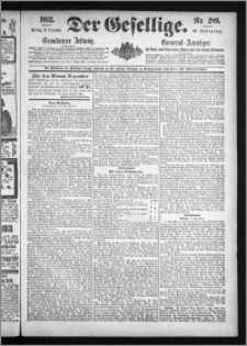 Der Gesellige : Graudenzer Zeitung 1892.12.09, Jg. 67, No. 289