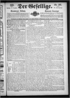 Der Gesellige : Graudenzer Zeitung 1892.12.18, Jg. 67, No. 297