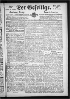Der Gesellige : Graudenzer Zeitung 1892.12.20, Jg. 67, No. 298