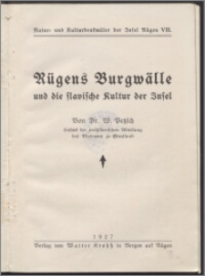 Rügens Burgwäller und die slavische Kultur der Insel